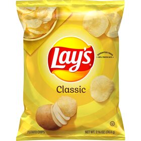 Food & Drink Lay's Potato Chips Classic 2 5/8 Oz