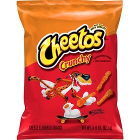 Food & Drink- Cheetos Crunchy Cheese Flavored Snacks 3 1/4 Oz