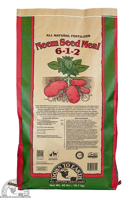 Down To Earth NEEM SEED MEAL 6-1-2