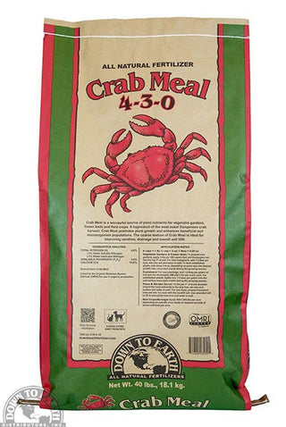 Down To Earth CRAB MEAL 4-3-0