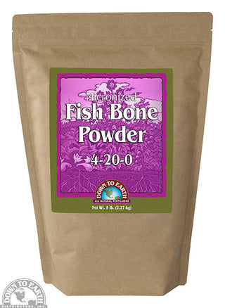 Down to Earth Fish Bone Powder 4-20-0