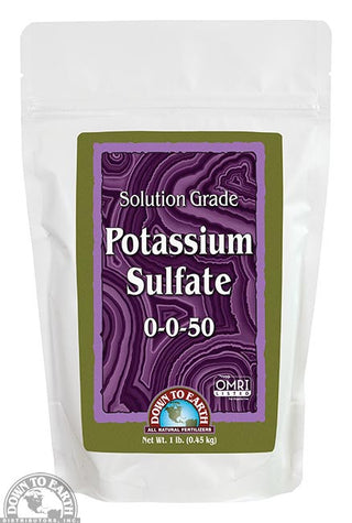 Down To Earth Solution Grade Potassium Sulfate