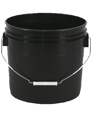 Buckets Gro Pro® Black Plastic