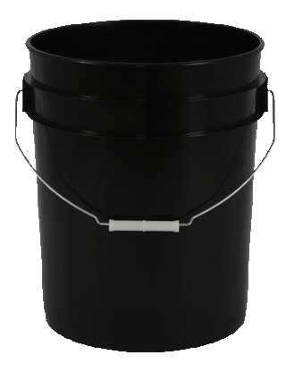 Buckets Gro Pro® Black Plastic