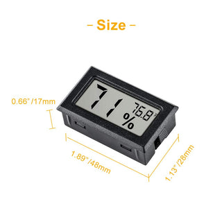 Mini Small Digital Electronic Temperature Humidity Meters Gauge Indoor Thermometer