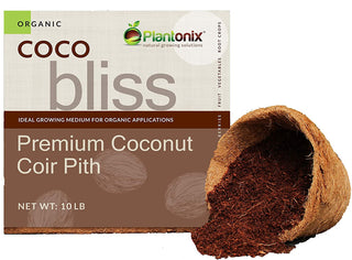 Coco Bliss Premium Coconut Coir Pith 10 lbs Brick/Block