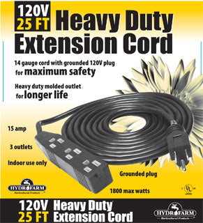 Extension Cord 120V Heavy Duty