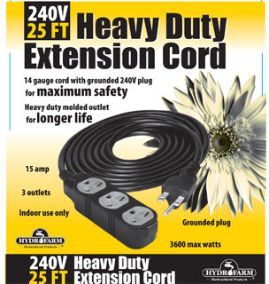 Extension Cord 240V Heavy Duty