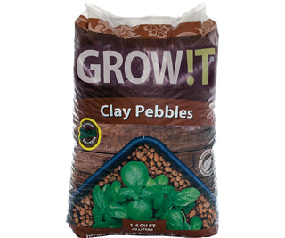 Clay- GROW!T Clay Pebbles, 4 mm-16 mm, 40 L