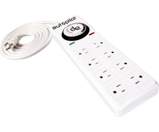Timer- Autopilot Surge Protector / Power Strip with 8 outlets & timer