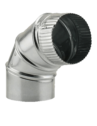 Ducting Adjustable 90 Degree Elbow