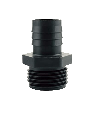 Fittings- GHT x Barbed Adapters Hydro Flow 1/2 in GHT x 1/2 in Barb