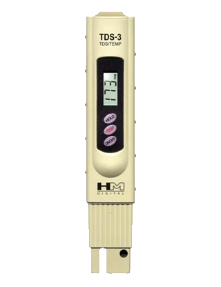 HM Digital™ Handheld TDS Tester Model TDS-3