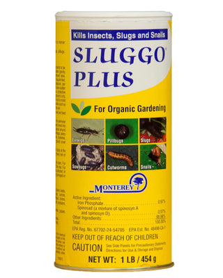Monterey Sluggo® Plus Insect Slug & Snail Killer Bait Organic 1 lb