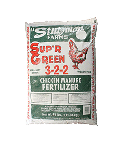 Stutzman Farms Sup'r Green Chicken Manure 25#