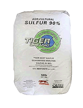 Tiger Organic Agricultural Plant Sulfur 50#